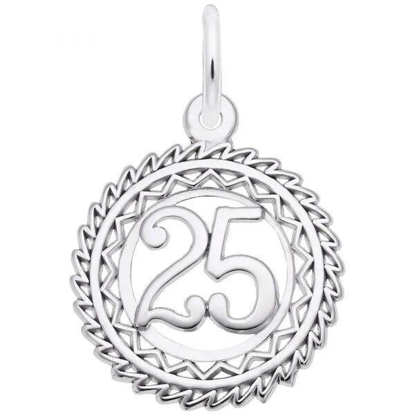 Sterling Silver Victory Number Twenty Five Charm