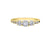 10K Yellow Gold 0.33TDW Diamond Past Present Future Ring