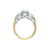 14K Yellow and White Gold 3.05TDW Lab Grown Diamond Engagement Ring