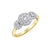 10K Yellow Gold 0.50TDW Diamond Engagement Ring