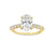 14K Yellow Gold 2.53TDW Lab Grown Diamond Engagement Ring