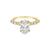 14K Yellow Gold 2.53TDW Lab Grown Diamond Engagement Ring