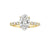 14K Yellow Gold 2.53TDW Lab Grown Diamond Engagement Ring