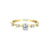 14K Yellow Gold 0.50TDW Canadian Diamond Oval Engagement Ring