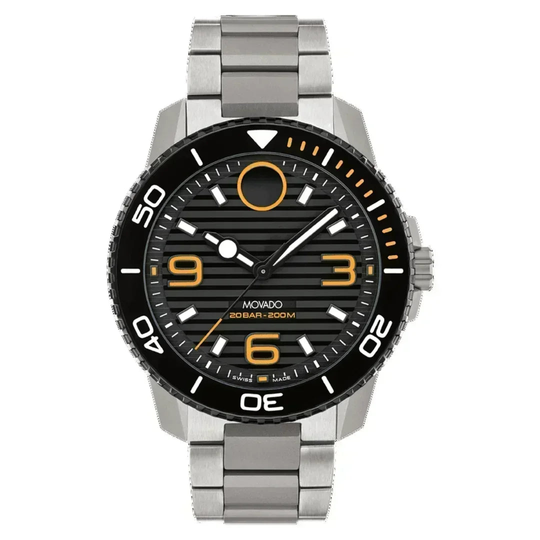Movado Bold Titanium Quartz Men's Watch 3600967