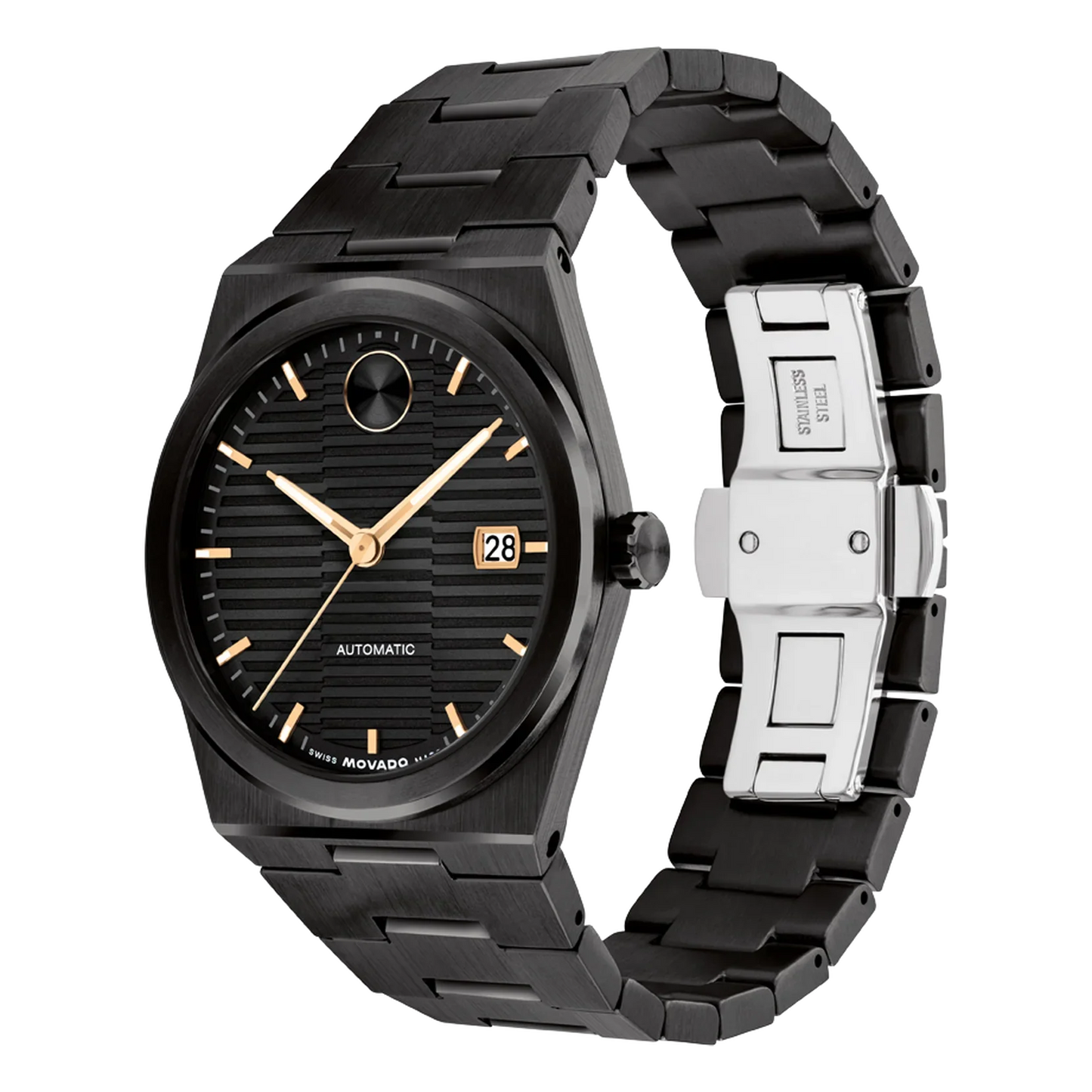 Movado BOLD Quest Automatic Unisex Watch 3601274