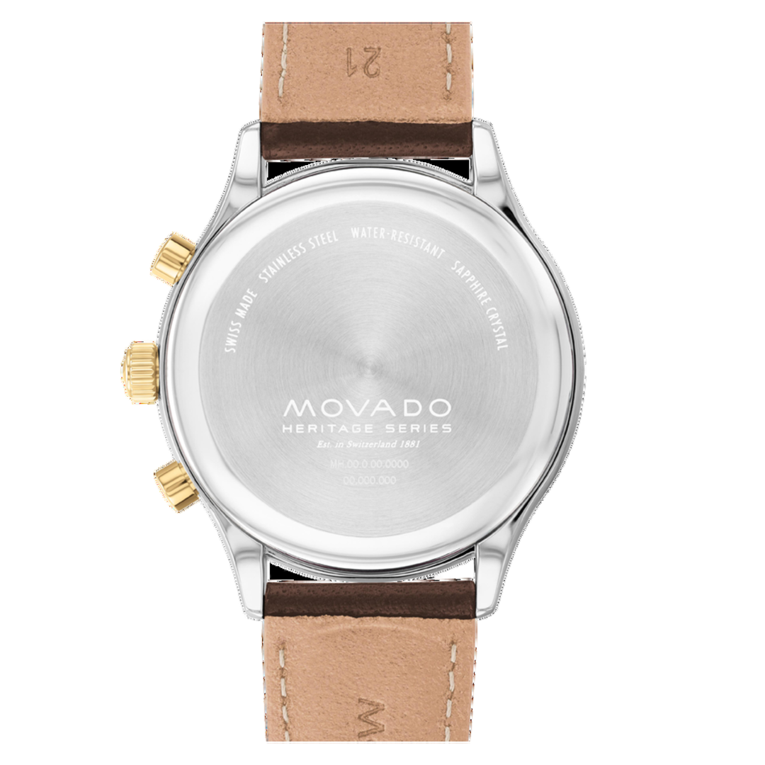 Movado Heritage Series Calendoplan Quartz Mens Watch 3650162