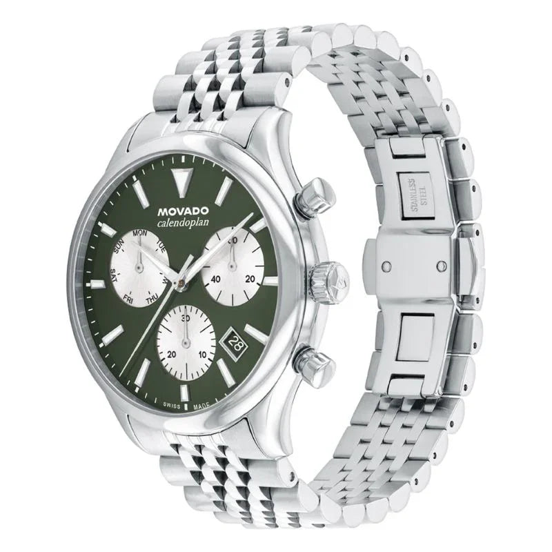 Movado Heritage Series Calendoplan Quartz Men's Watch 3650166