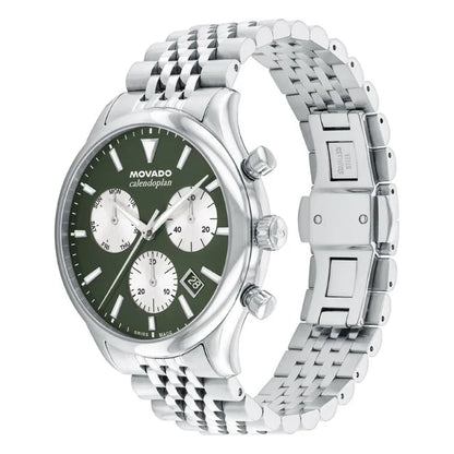 Movado Heritage Series Calendoplan Quartz Men's Watch 3650166
