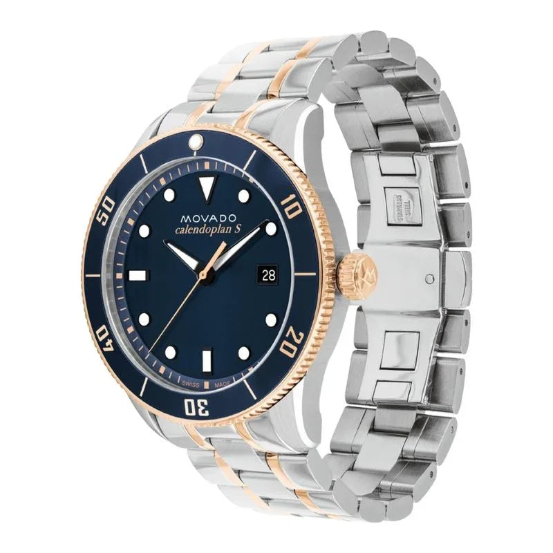Movado Heritage Series Calendoplan Quartz Men's Watch 3650185