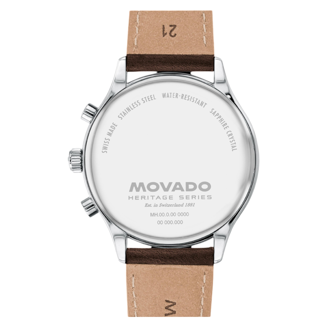 Movado Heritage Series Calendoplan Quartz Mens Watch 3650190