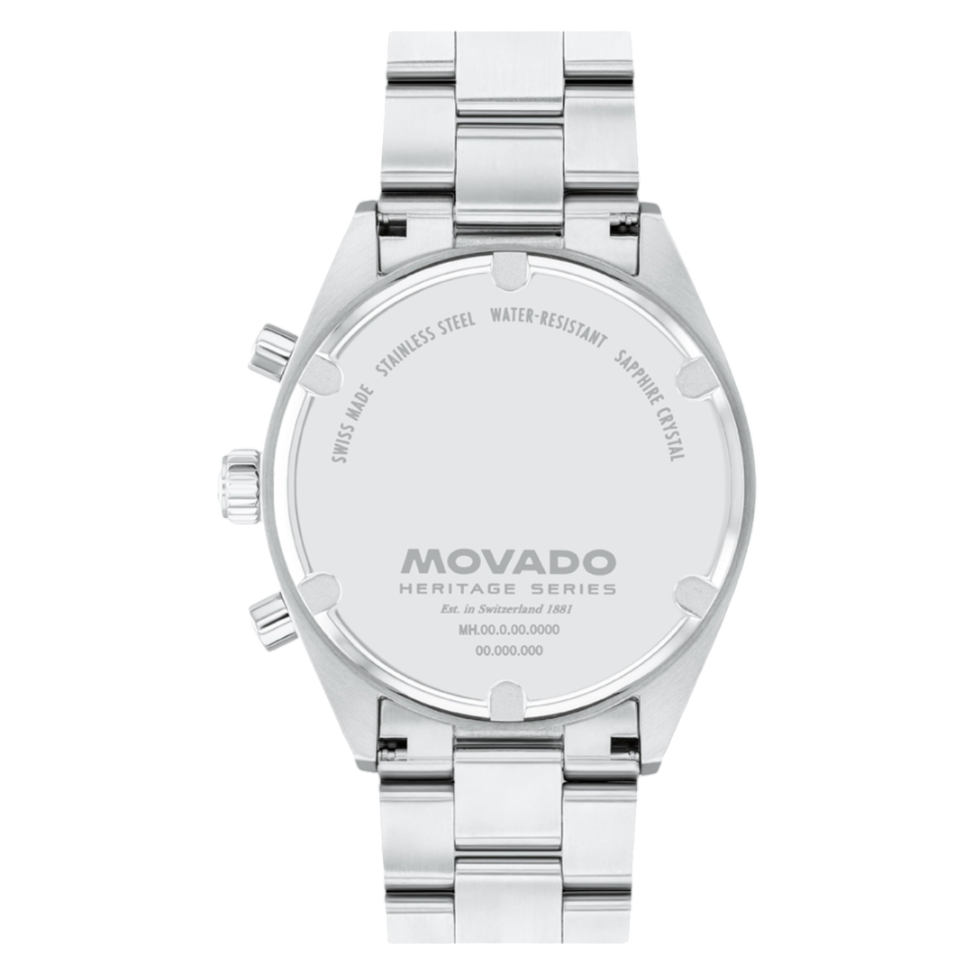 Movado Heritage Series Datron Quartz Mens Watch 3650197