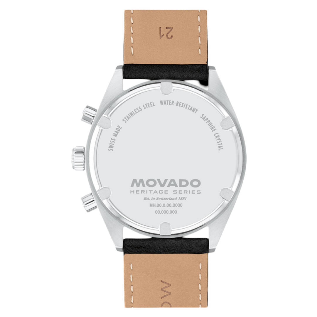 Movado Heritage Series Datron Quartz Mens Watch 3650199