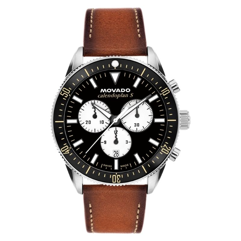Movado Heritage Calendoplan S Chronograph Quartz Men's Watch 3650202