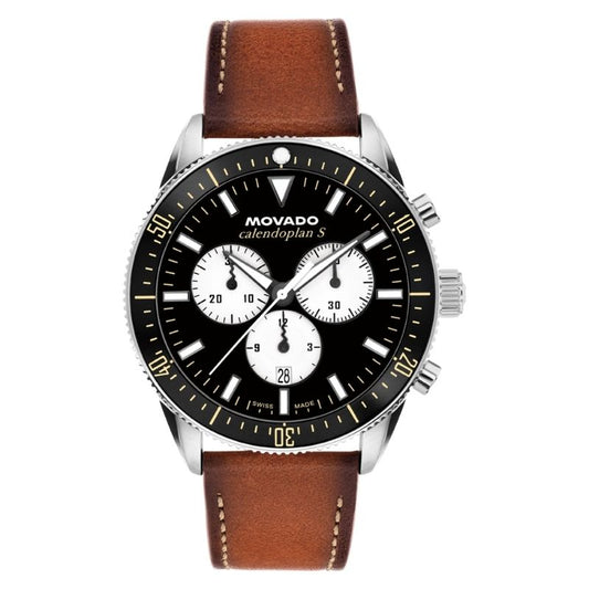 Movado Heritage Calendoplan S Chronograph Quartz Men's Watch 3650202