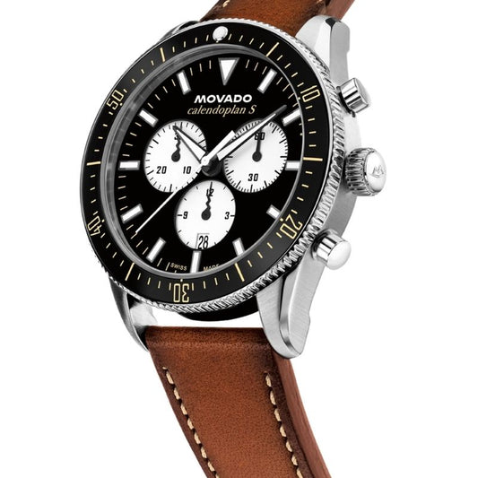 Movado Heritage Calendoplan S Chronograph Quartz Men's Watch 3650202