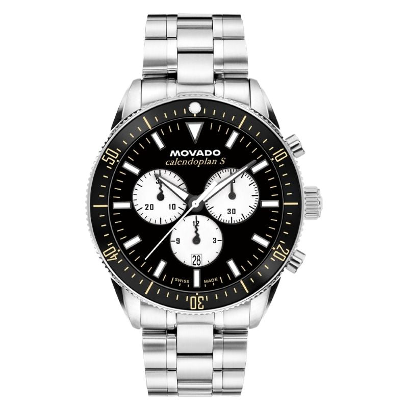 Movado Heritage Calendoplan S Quartz Chronograph Men's Watch 3650203