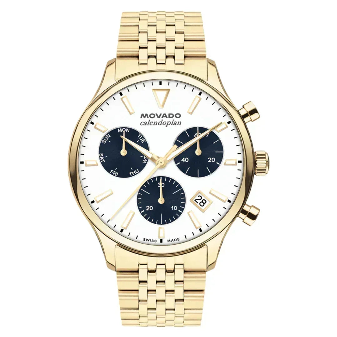 Movado Heritage Series Calendoplan Quartz Men's Watch 3650210