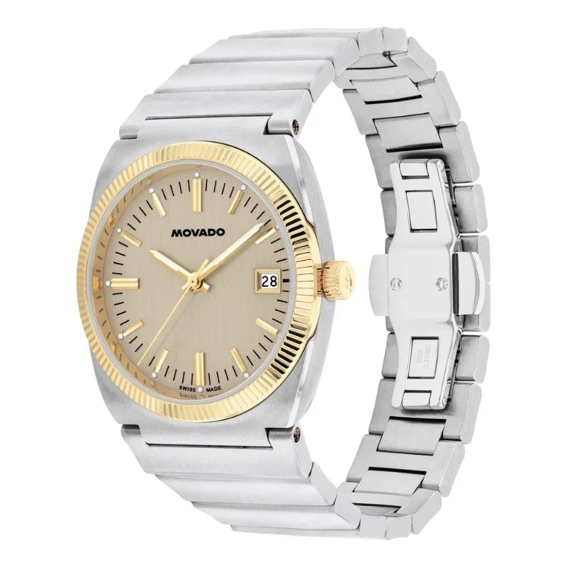 Movado Heritage Series Ondoplan Quartz Unisex Watch 3650216