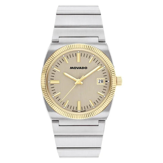 Movado Heritage Series Ondoplan Quartz Unisex Watch 3650216