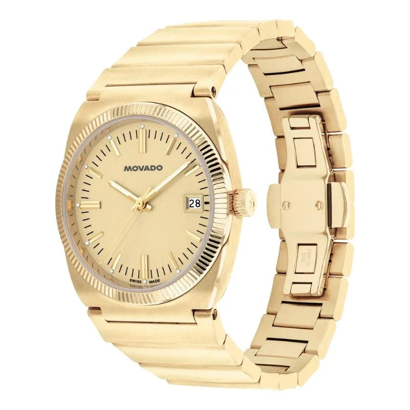 Movado Heritage Series Ondoplan Quartz Unisex Watch 3650217