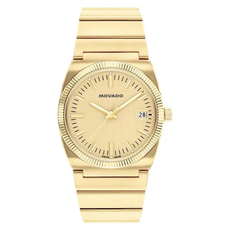 Movado Heritage Series Ondoplan Quartz Unisex Watch 3650217