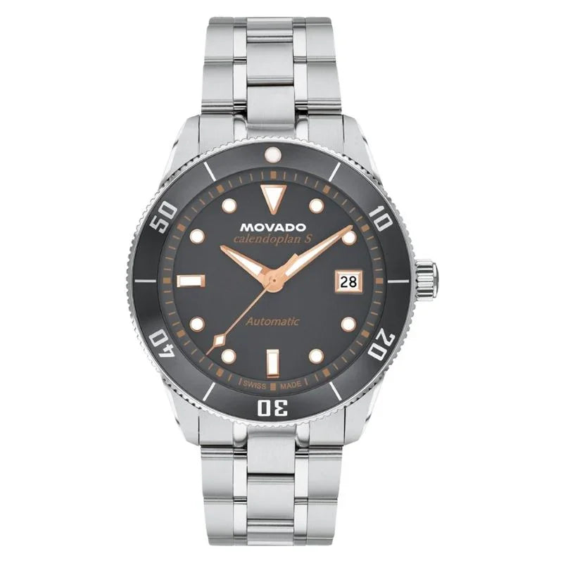 Movado Heritage Series Calendoplan S Automatic Unisex Watch 3650228