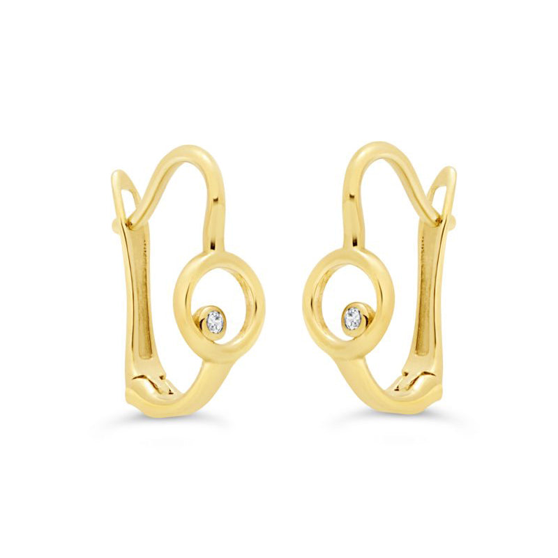 10K Yellow Gold Baby Earring