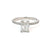 14K White Gold 1.78TDW Lab Grown Diamond Engagement Ring