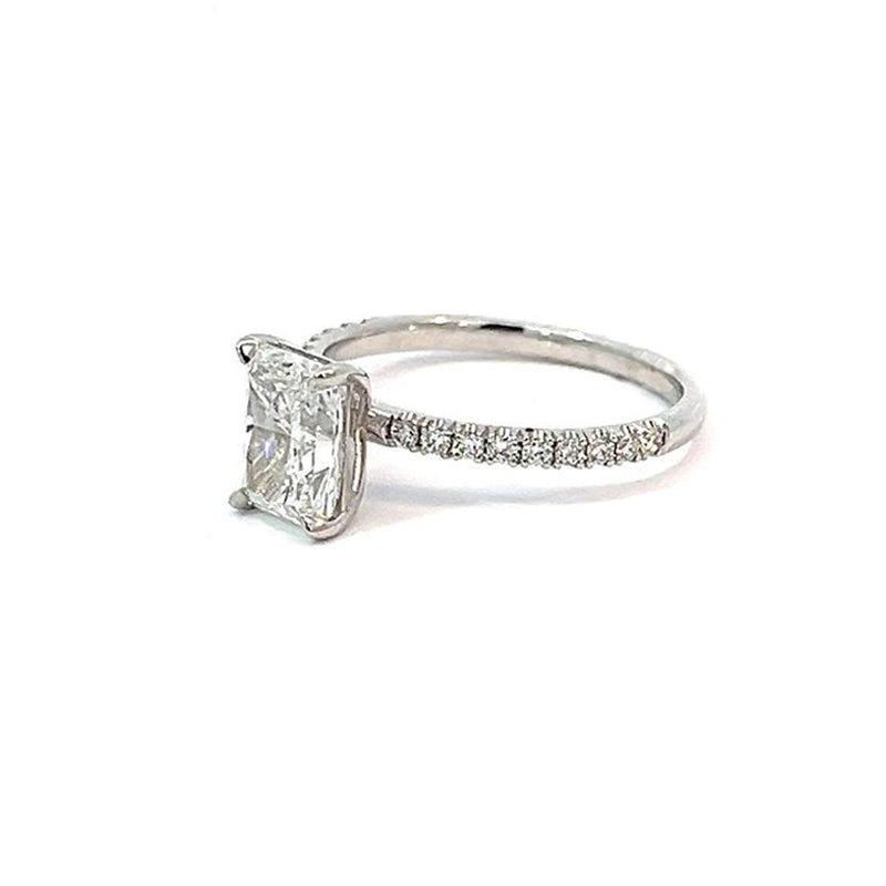 14K White Gold 1.78TDW Lab Grown Diamond Engagement Ring