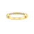 10K Yellow Gold 0.10TDW Diamond Channel Set Band