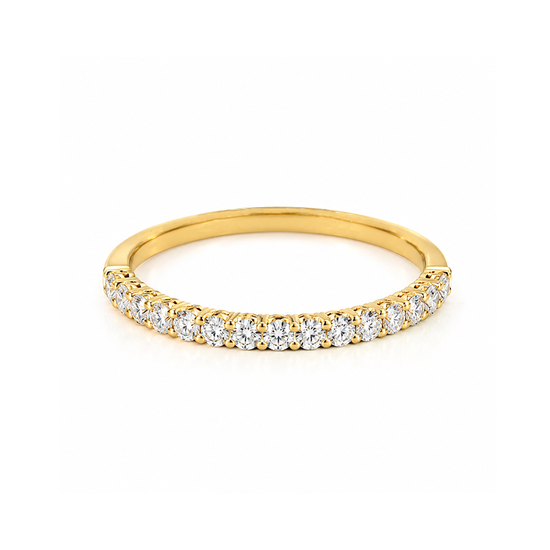 14K Yellow Gold 0.30TDW Lab Grown Diamond Band