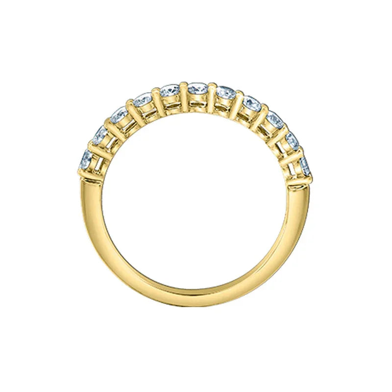 1.50ct Lab-Grown Diamond Bezel Band in 14K Yellow Gold