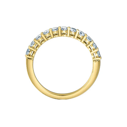 1.50ct Lab-Grown Diamond Bezel Band in 14K Yellow Gold