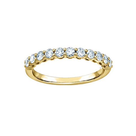 1.50ct Lab-Grown Diamond Bezel Band in 14K Yellow Gold