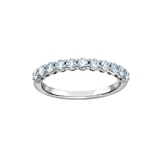 14K White Gold 0.50TDW Lab Grown Diamond Band