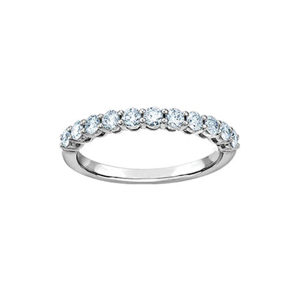 14K White Gold 0.75TDW Lab Grown Diamond Band