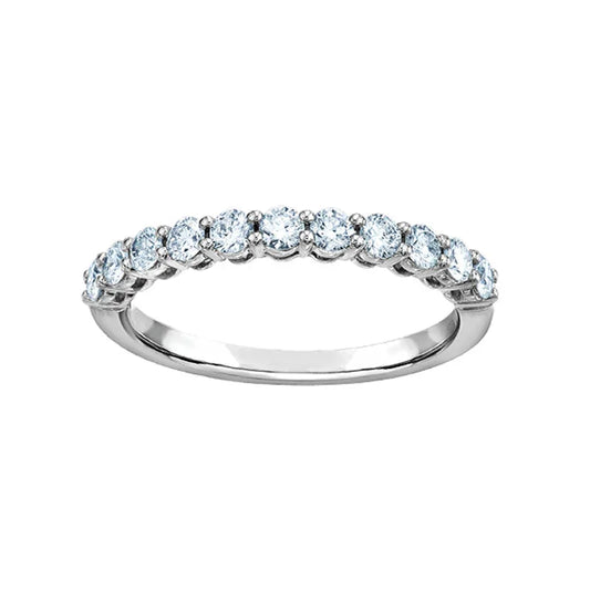 1.50TDW Lab Grown Diamond Band in 14K White Gold