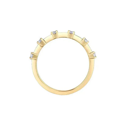 14K Yellow Gold 0.25TDW Canadian Diamond Band