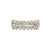 10K Yellow Gold 0.50TDW Diamond Illusion Band