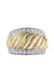 10K Yellow and White Gold 1.00TDW Diamond Special Occasion Ring