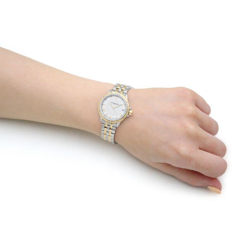 Raymond Weil 5960-STP-00308 Tango Classic Ladies Quartz Two-Tone Gold Steel Bracelet Watch