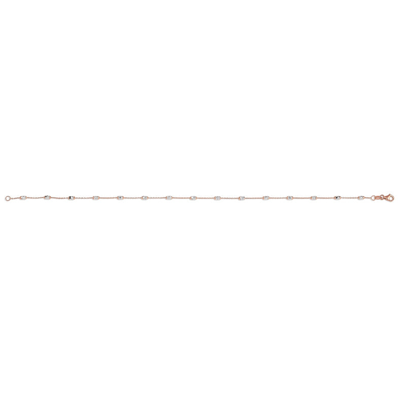 10K Rose Gold Shimmers Anklet