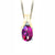 June Birthstone Pendant with Diamond Accent set in 10K Yellow gold