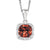 June Birthstone Pendant with Diamond Accent set in Sterling Silver