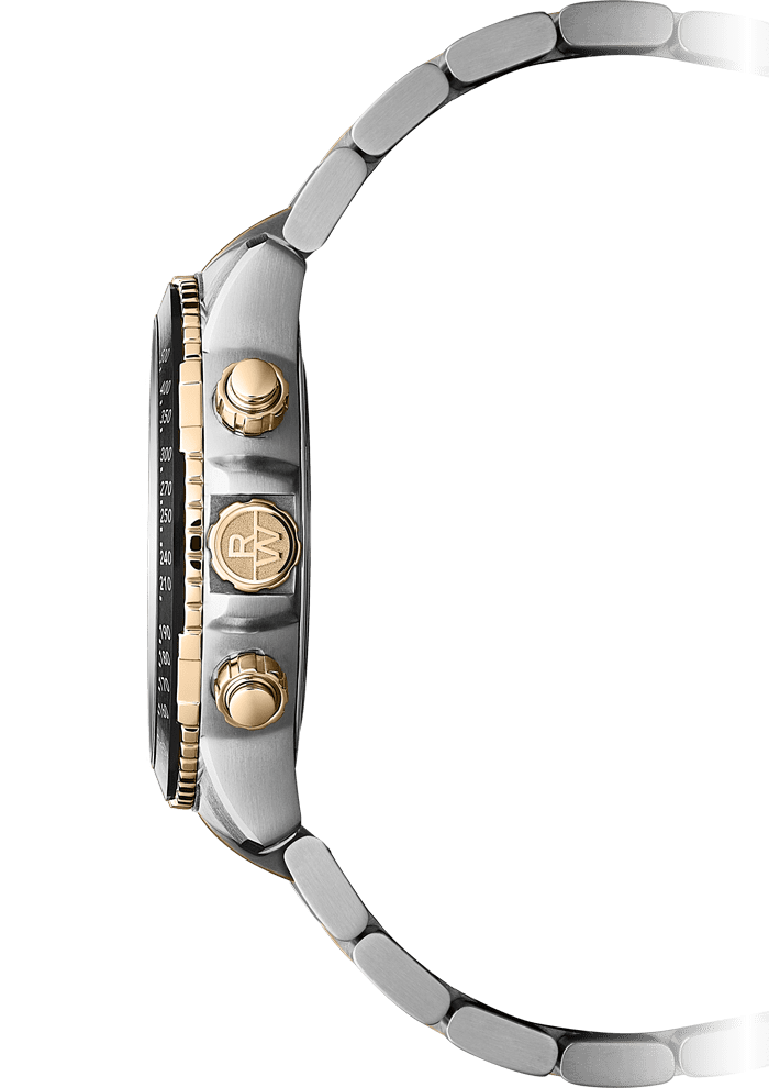Raymond Weil 8570-SP5-20001 Tango 300 Men's Quartz Chronograph Classic Two-Tone Rose Gold Watch