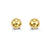 14K Yellow Gold 8MM Ball Earrings