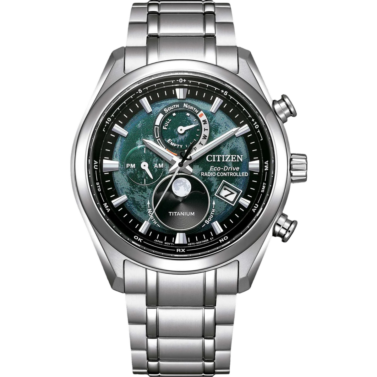 Citizen Tsuki-yomi A-T Eco-Drive Men&#39;s Watch BY1010-57X