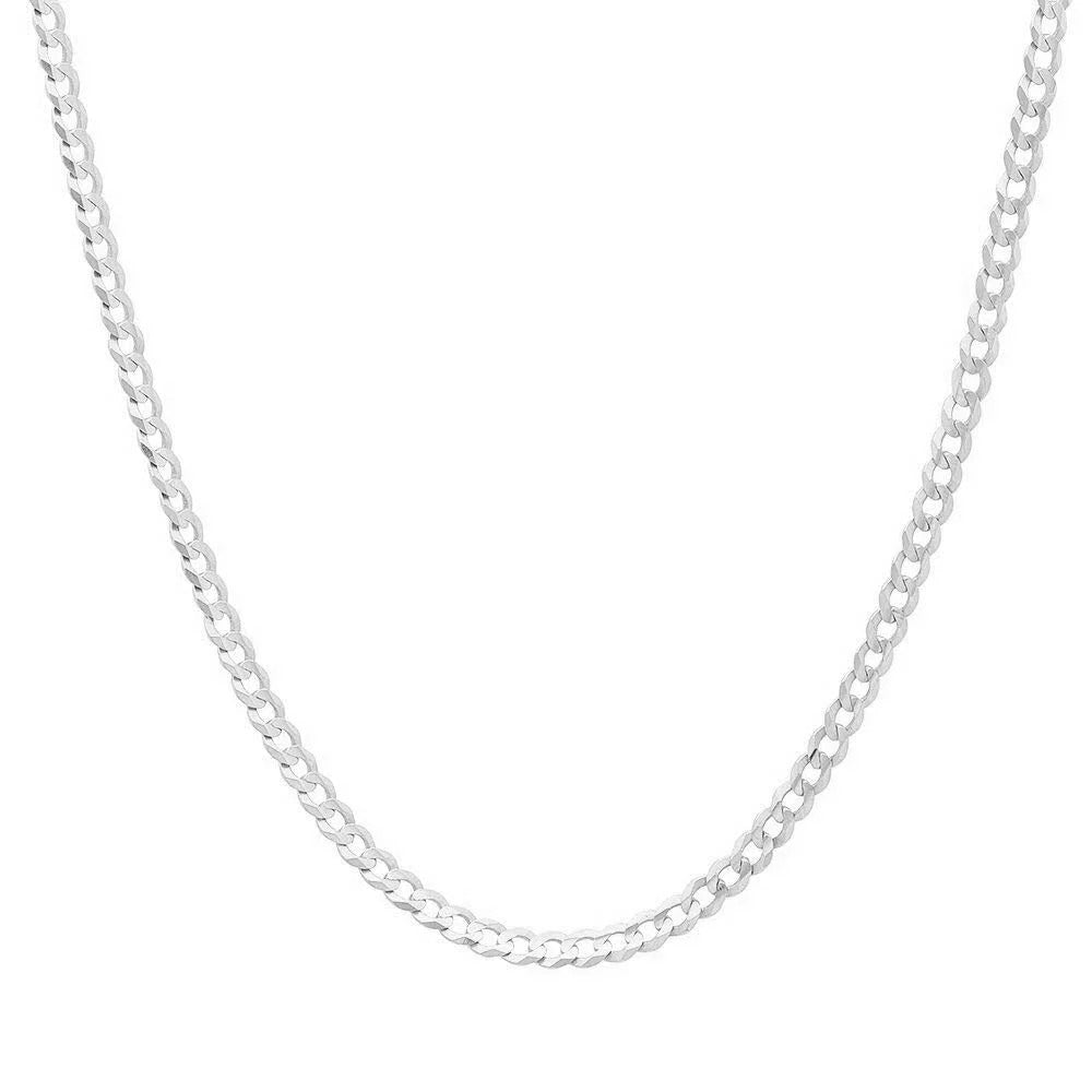 Sterling Silver 24&quot; 3mm Curb Link Chain