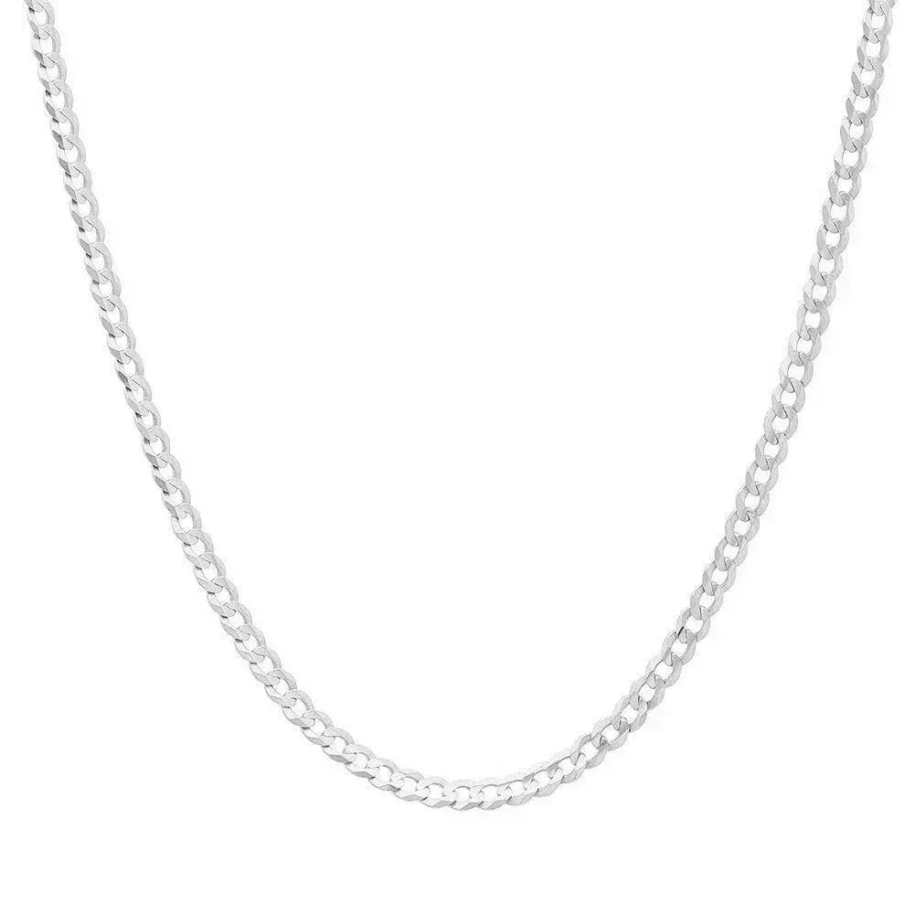 Sterling Silver 22" 3mm Curb Link Chain